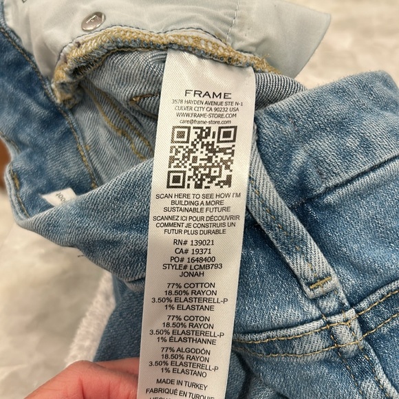 Frame Le Crop Mini Boot Cut Jean - Picture 10 of 10